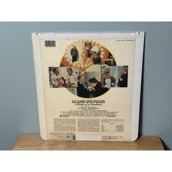 La Cage Aux Folles RCA SelectaVision CED VideoDisc French with English Subtitles - Picture 2 of 2